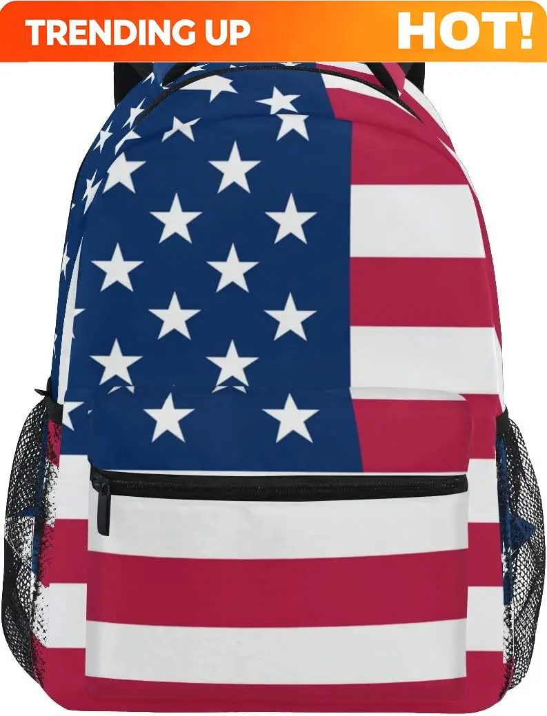 Women Bags Usa - Torba na zamówienie z flagą USA,