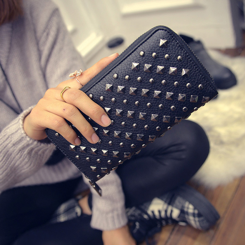 Women Bags Ck - Luksusowe Portfele Damskie Portfel Projektant Nitowany