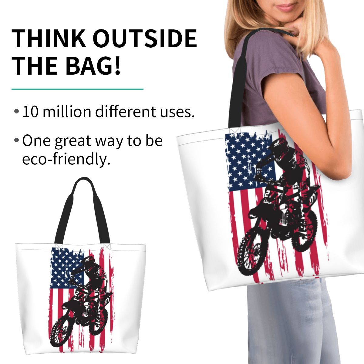 Women Bags Usa - Torba na zakupy Dirt Bike Motocross