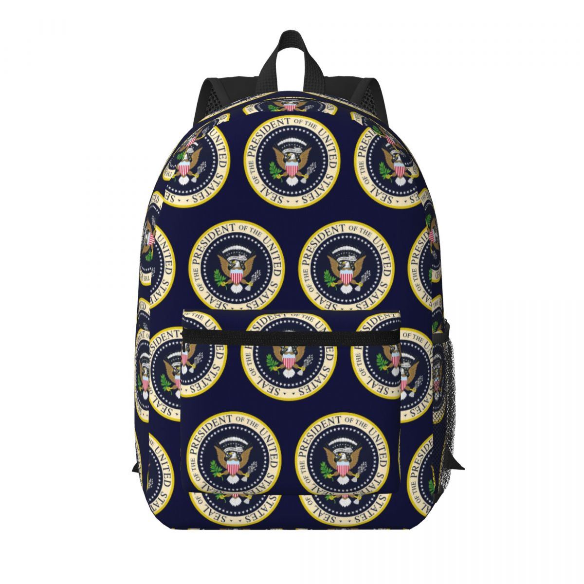 Women Bags Usa - Plecak Szkolny z Pieczęcią Prezydenta Stanów