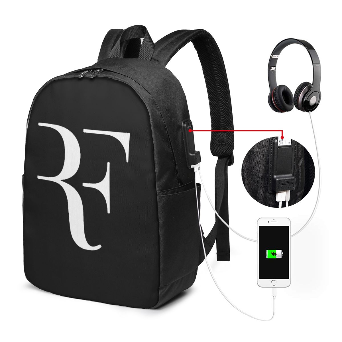 Women Bags For Women - Plecak Roger Federer, torba podróżna na