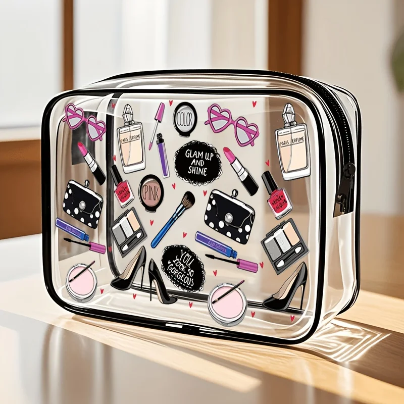 Women Bags For Airport - 1 szt. Przezroczysta kosmetyczka, przezroczysta torba