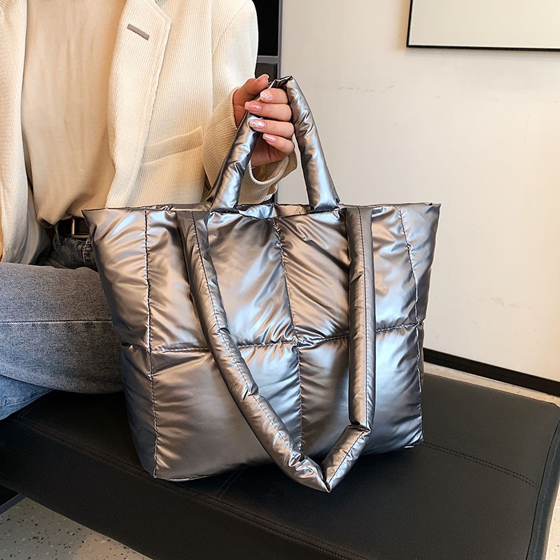 Women Bags Offers - Duża pojemność zimowa kobieta puchowa bawełniana