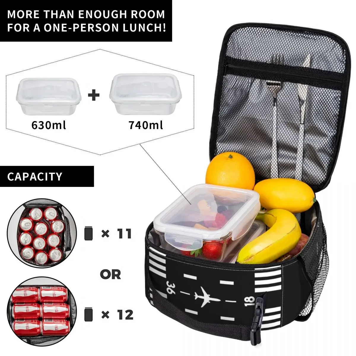 Torba na lunch z motywem kontr – Women Bags For Airport recenzja i cena