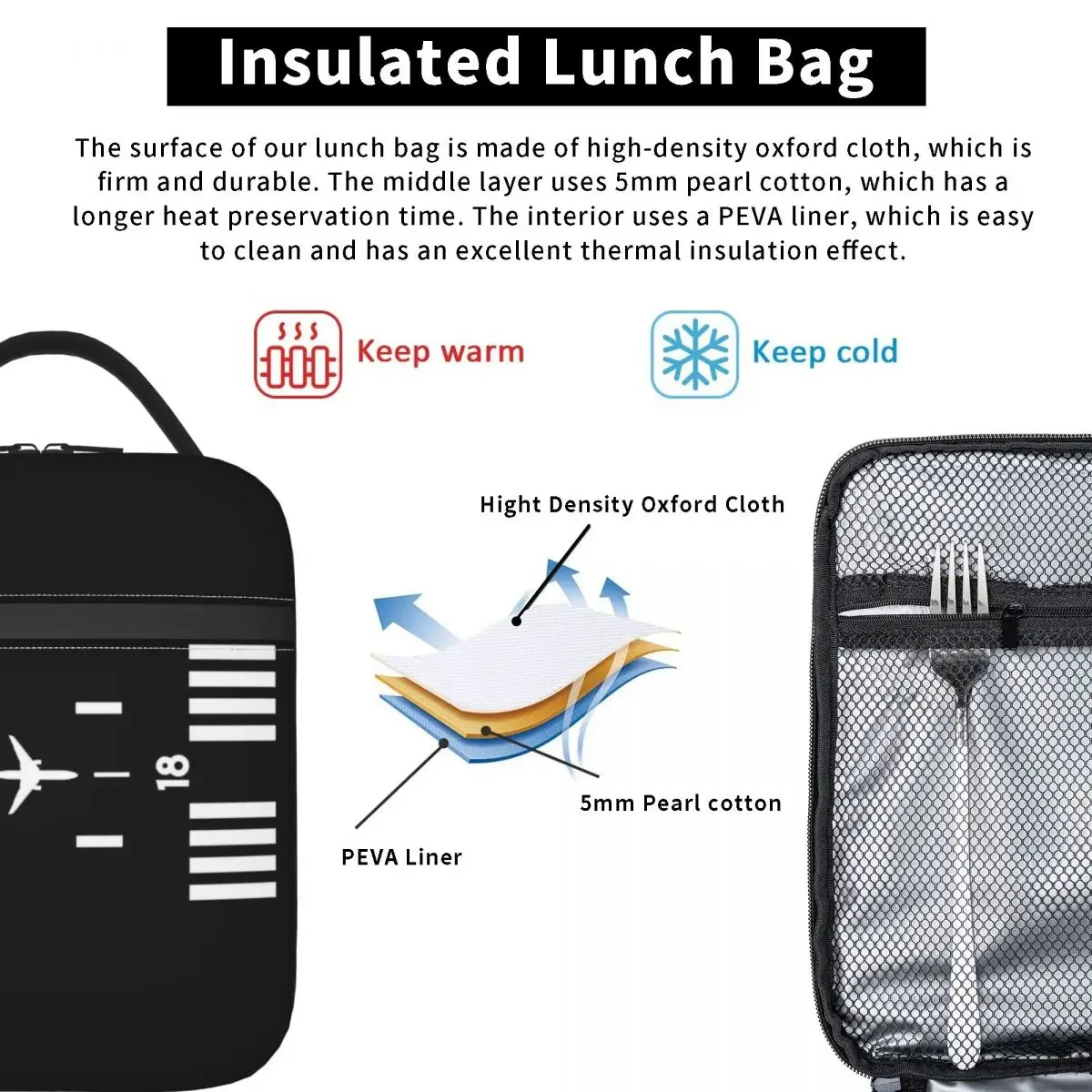 Torba na lunch z motywem kontr – Women Bags For Airport recenzja i cena