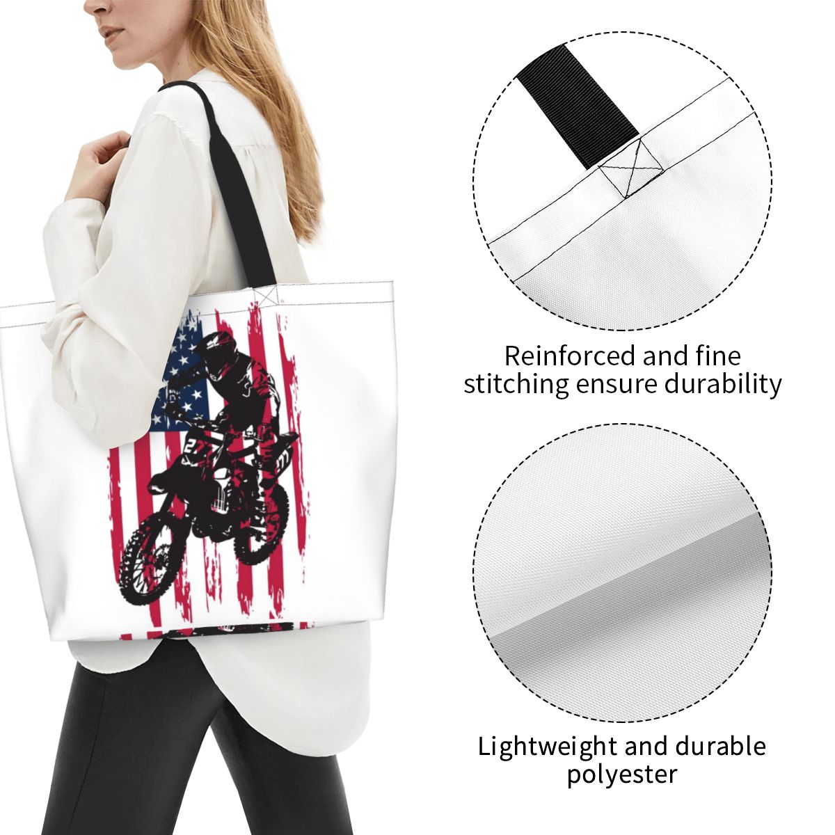 Torba na zakupy Dirt Bike Moto – Women Bags Usa recenzja i cena