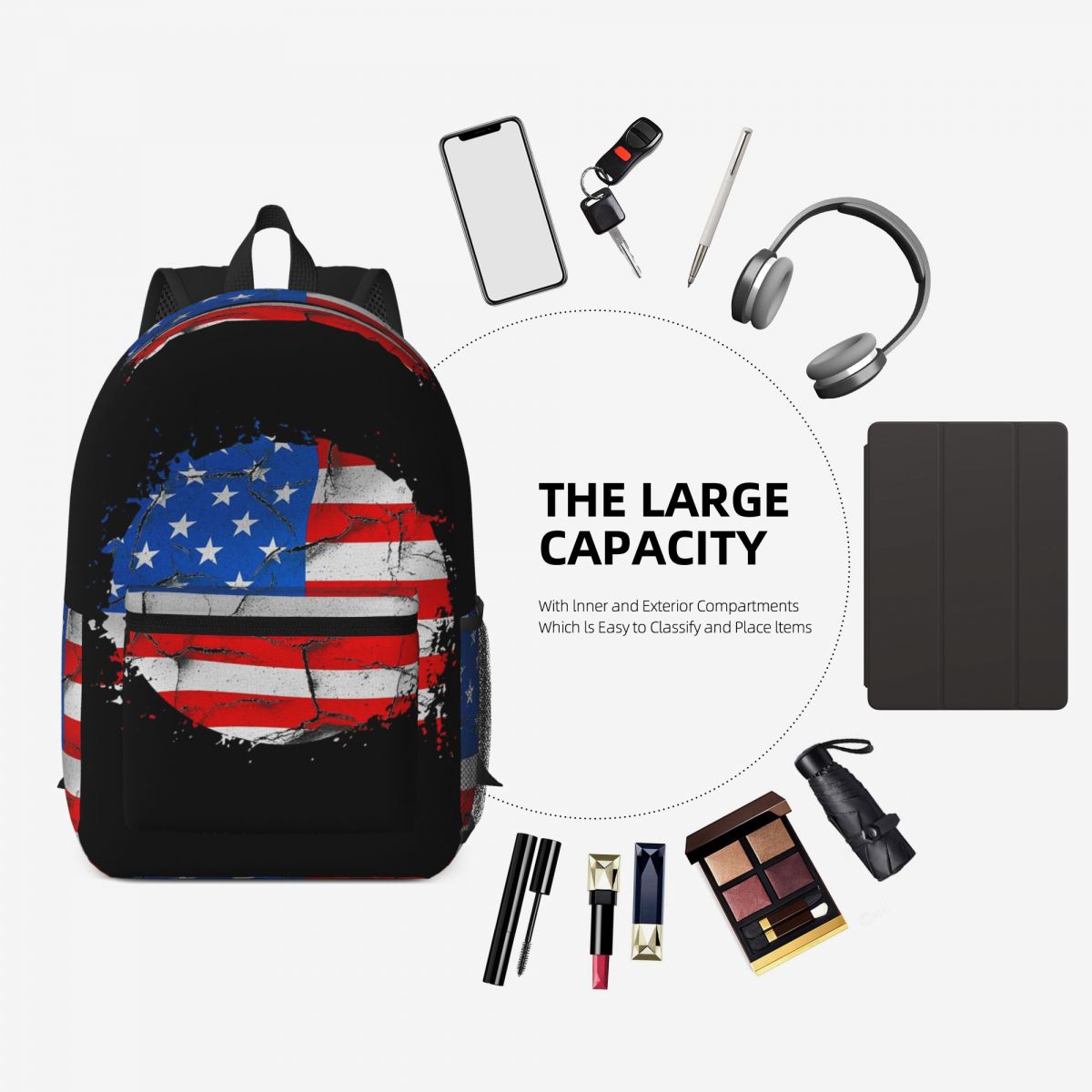 Plecak z flagą USA dla chłopcó – Women Bags Usa recenzja i cena
