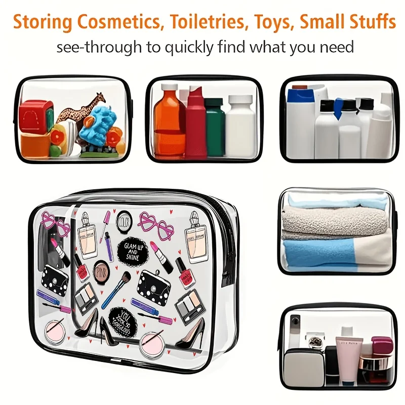 1 szt. Przezroczysta kosmetycz – Women Bags For Airport recenzja i cena