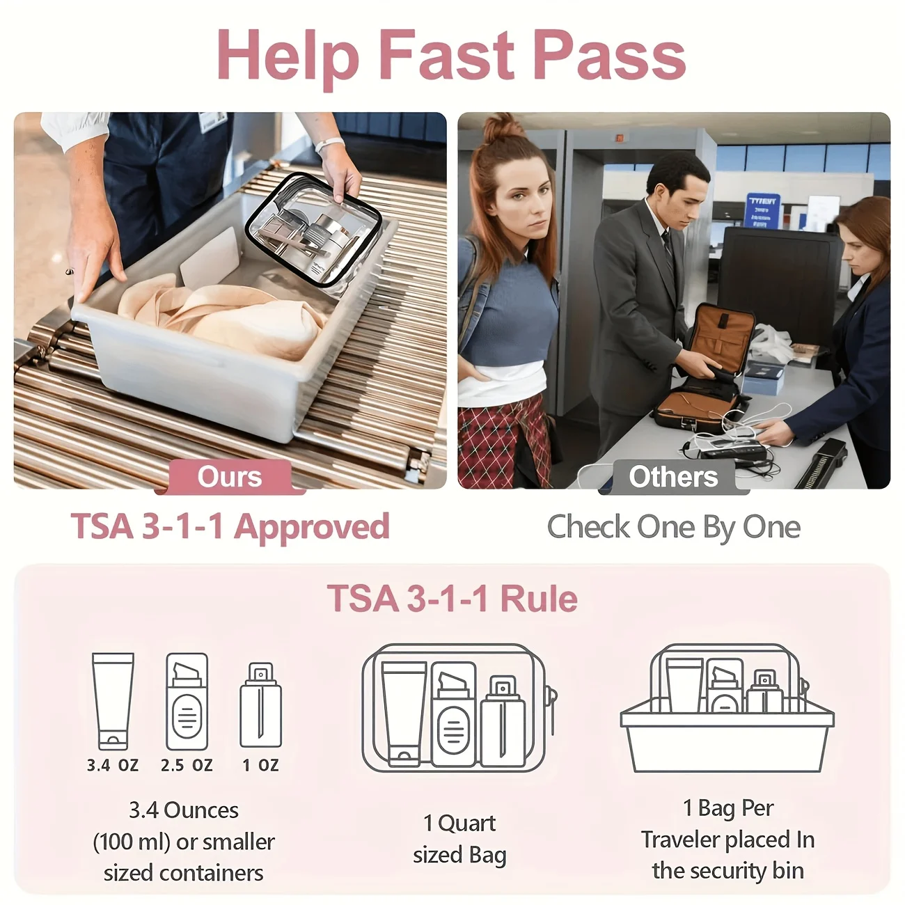 1 szt. Przezroczysta kosmetycz – Women Bags For Airport recenzja i cena