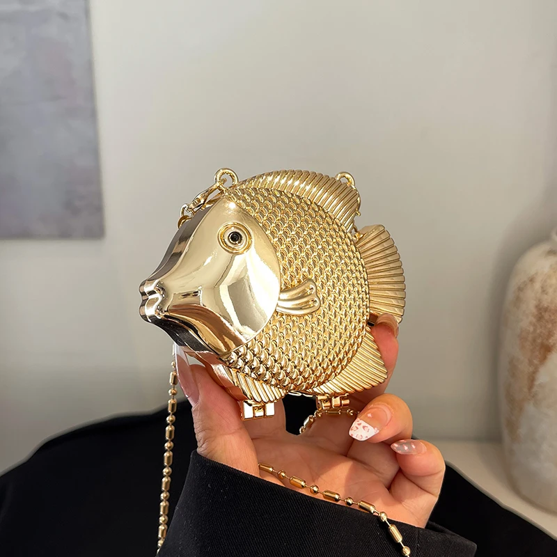 Cute Little Fish Shape Metal M – Women Bags Max recenzja i cena
