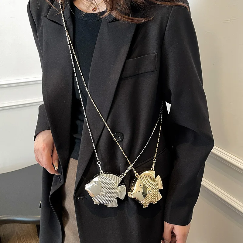 Cute Little Fish Shape Metal M – Women Bags Max recenzja i cena